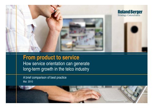 From product to service - Roland Berger