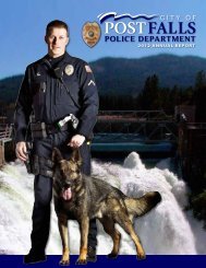 2012 ANNUAL REPORT - Post Falls Police