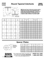 Round Tapered Interlocks Spacer Plates - BMS Burns