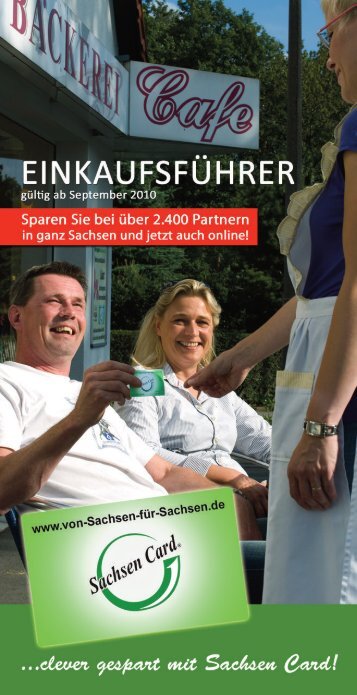 Sachsen Card Einkaufsführer 2010
