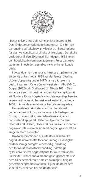 Oration - Lunds universitet