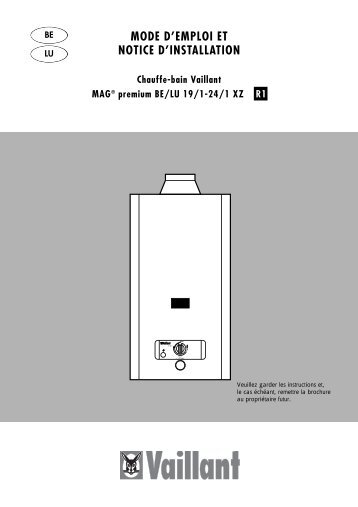 MAG 19-1, 24-1 XZ premium - Vaillant