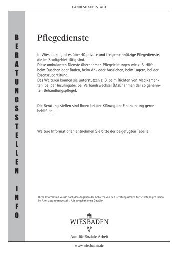 Pflegedienste in Wiesbaden (PDF | 63,13 KB) - Landeshauptstadt ...