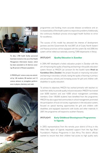 AKF Annual Report - Aga Khan Development Network