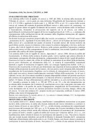 Cassazione civile, Sez. lavoro, 02.02.2011, n. 2460