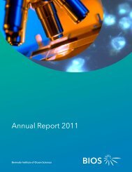 Annual Report 2011 - Bermuda Institute of Ocean Sciences