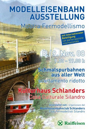 modelleisenbahn ausstellung - Modelleisenbahnclub Schlanders