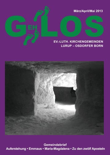 GehLos - Ausgabe MÃ¤rz 2013 - Mai 2013 - Lurob.de