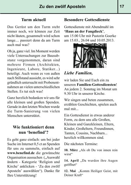 GehLos - Ausgabe MÃ¤rz 2013 - Mai 2013 - Lurob.de