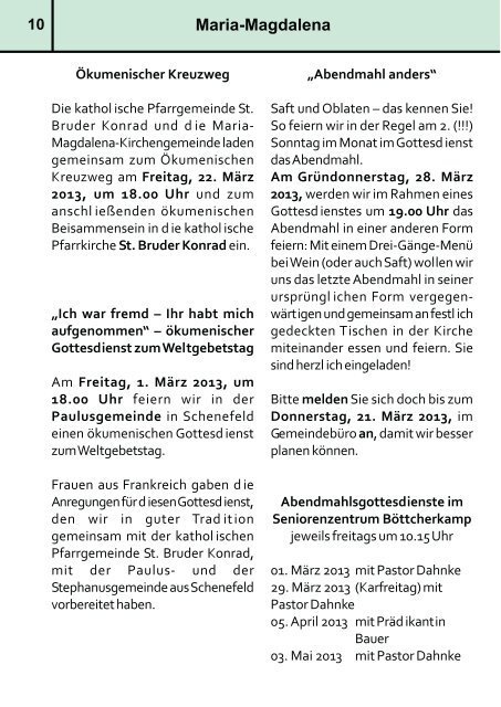 GehLos - Ausgabe MÃ¤rz 2013 - Mai 2013 - Lurob.de