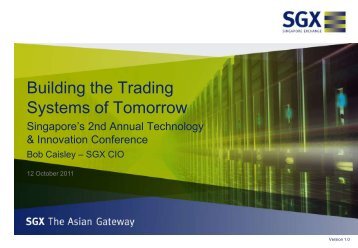 Building the Trading Systems of Tomorrow