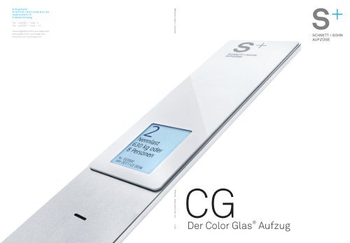 Kabinen Schmitt Sohn Aufzuge