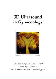 3D Ultrasound in Gynaecology - isuog