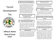 Tourist Development Tax - Indian River County Clerk of the Circuit ...