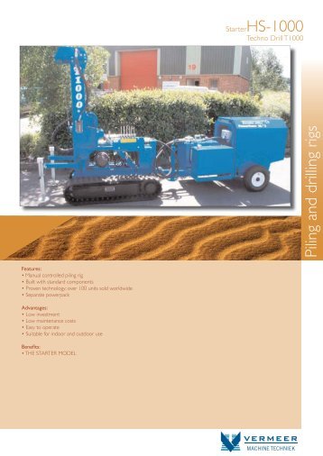 Piling and drilling rigs - AGD Equipment
