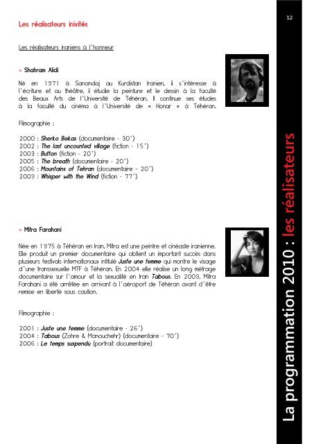 La programmation 2010 - Lists Indymedia