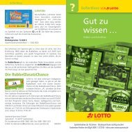 Gut zu wissen â¦ - SaarToto