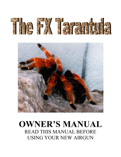 Tarantula - Airguns of Arizona