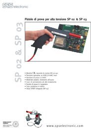 Pistole di prova per alta tensione SP 02 & SP 03 - Delta Strumenti S.r.l.