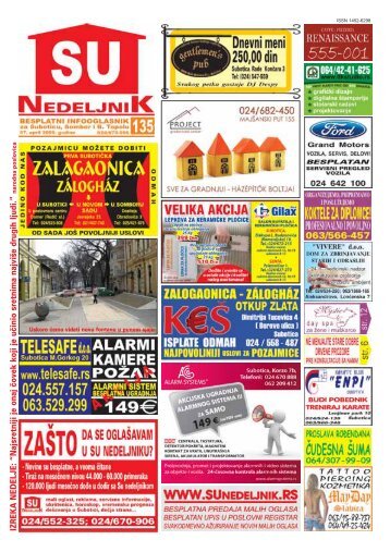Najsretniji je onaj ovek koji je uinio sretnima najvi{e ... - Su Nedeljnik