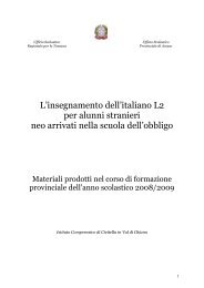 L'insegnamento dell'italiano L2 per alunni stranieri ... - Vannini Editrice