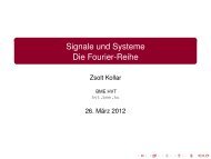 Signale und Systeme Die Fourier-Reihe