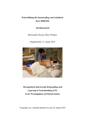 Therapeutische PflegeKorrektur - LiN