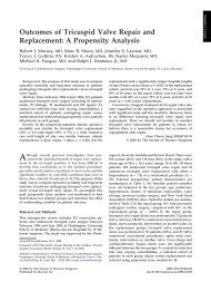 Outcomes of Tricuspid Valve Repair and Replacement: A Propensity ...