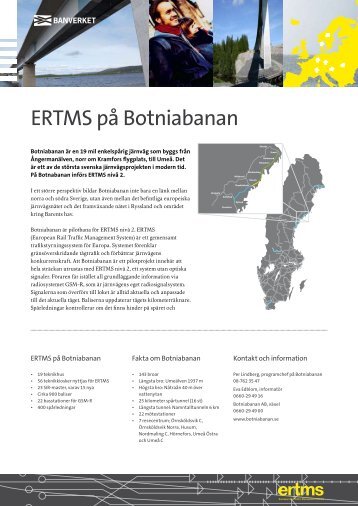 ERTMS pÃ¥ Botniabanan - Banportalen