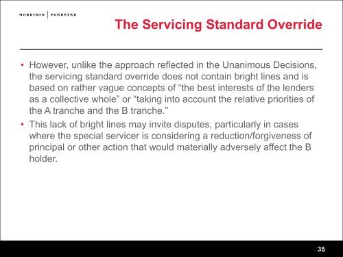 A/B Tranching of Commercial Real Estate â Secured Loans: An ...