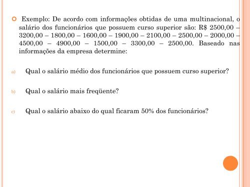 Medidas de PosiÃ§Ã£o - Departamento de EstatÃ­stica - Universidade ...