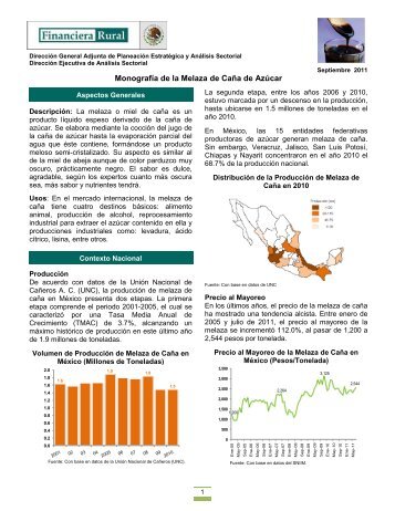 Monografía de la Melaza de Caña de Azúcar - Financiera Rural