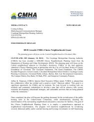 HUD Awards CMHA Choice Neighborhoods Grant - Cuyahoga ...