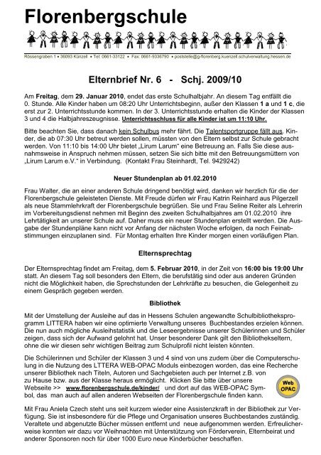 Elternbrief 6 - Schj. 09-10-1 - Florenbergschule Pilgerzell