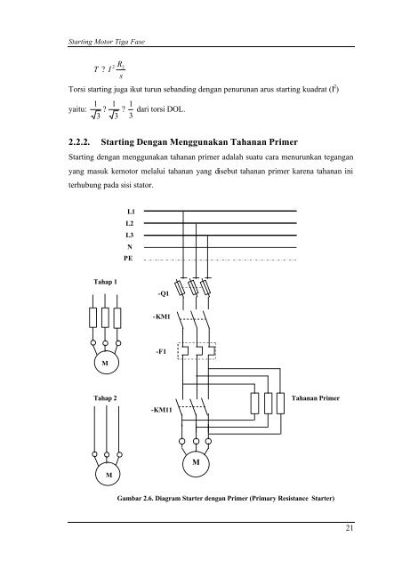 Starting Motor 3 Fasa - e-Learning Sekolah Menengah Kejuruan