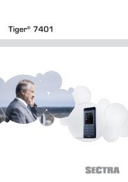 Tiger® 7401 - Sectra Communications