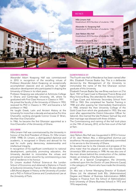 General Pages - University of Ghana