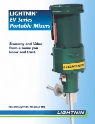 LIGHTNIN® EV Series Portable Mixers