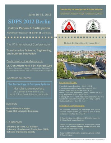 SDPS 2012 Berlin