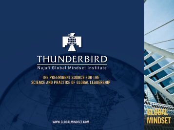 GLOBAL MINDSET - Thunderbird School of Global Management