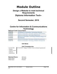 Module Outline - CICT server