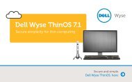 Dell Wyse ThinOS 7.1 - Wyse Technology