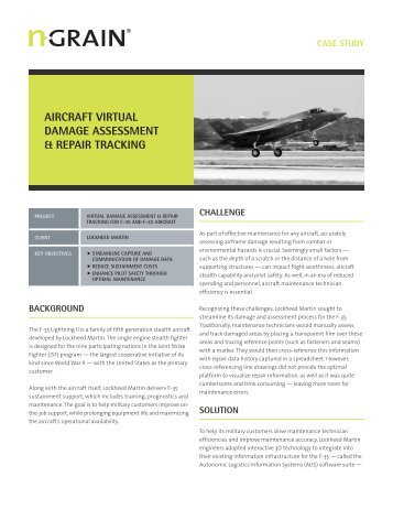 Case Study: Virtual Damage Assessment for USAF - NGRAIN