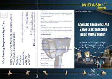 Acoustic Emissions (AE) Valve Leak Detection using MIDAS Meter.ai