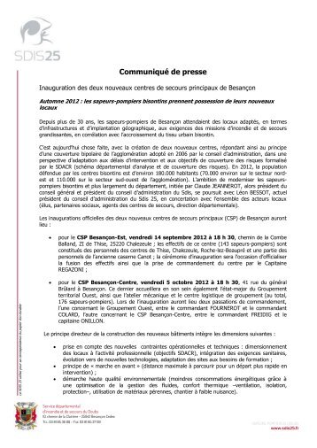 Voir le fichier PDF - SDIS 25