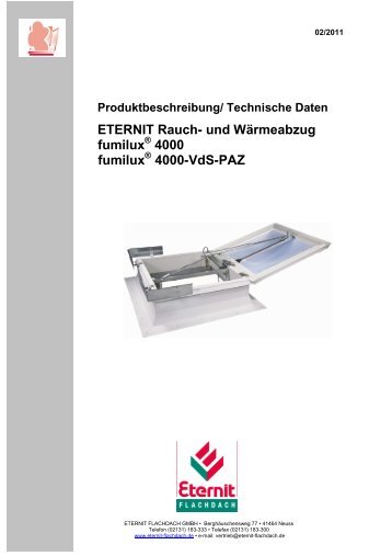 4000-VdS-PAZ - Eternit Flachdach GmbH