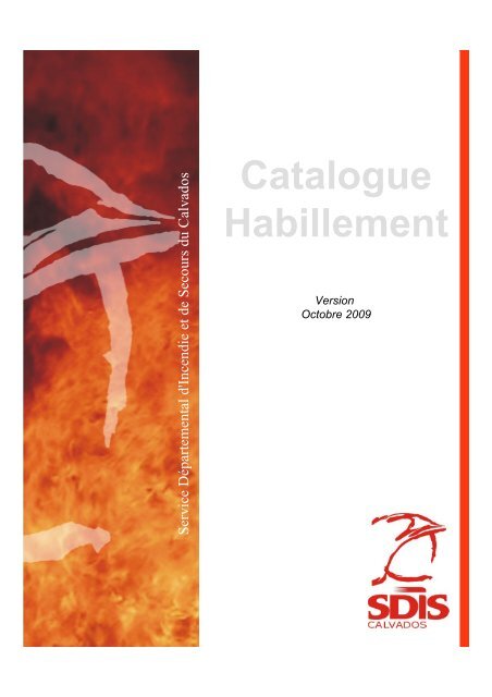 Catalogue Habillement - SDIS14