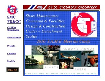 Shore Maintenance Command & Facilities Design & Construction ...