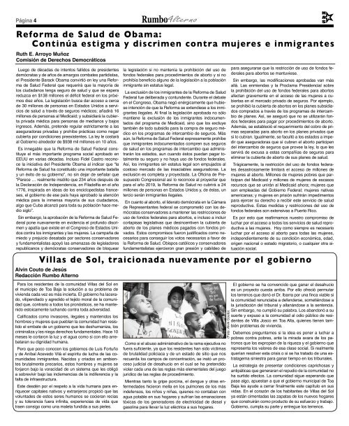 PeriÃ³dico del movimiento al SocialiSmo aÃ±o 2, volumen 9 Junio 2010