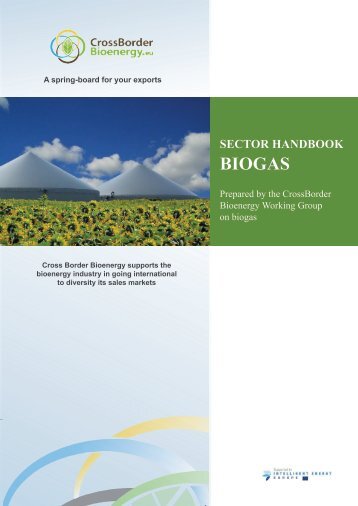 Sector Handbook Biogas - CrossborderBioenergy.eu